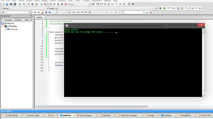 C Programming Tutorial Change Console Background and Font Color