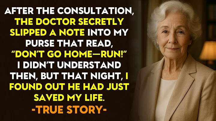 HER TRUE STORY FROM CHARLOTTE👵💔My Doctor Slipped Me a Note Saying “Run”—That Night, I Discovered Why