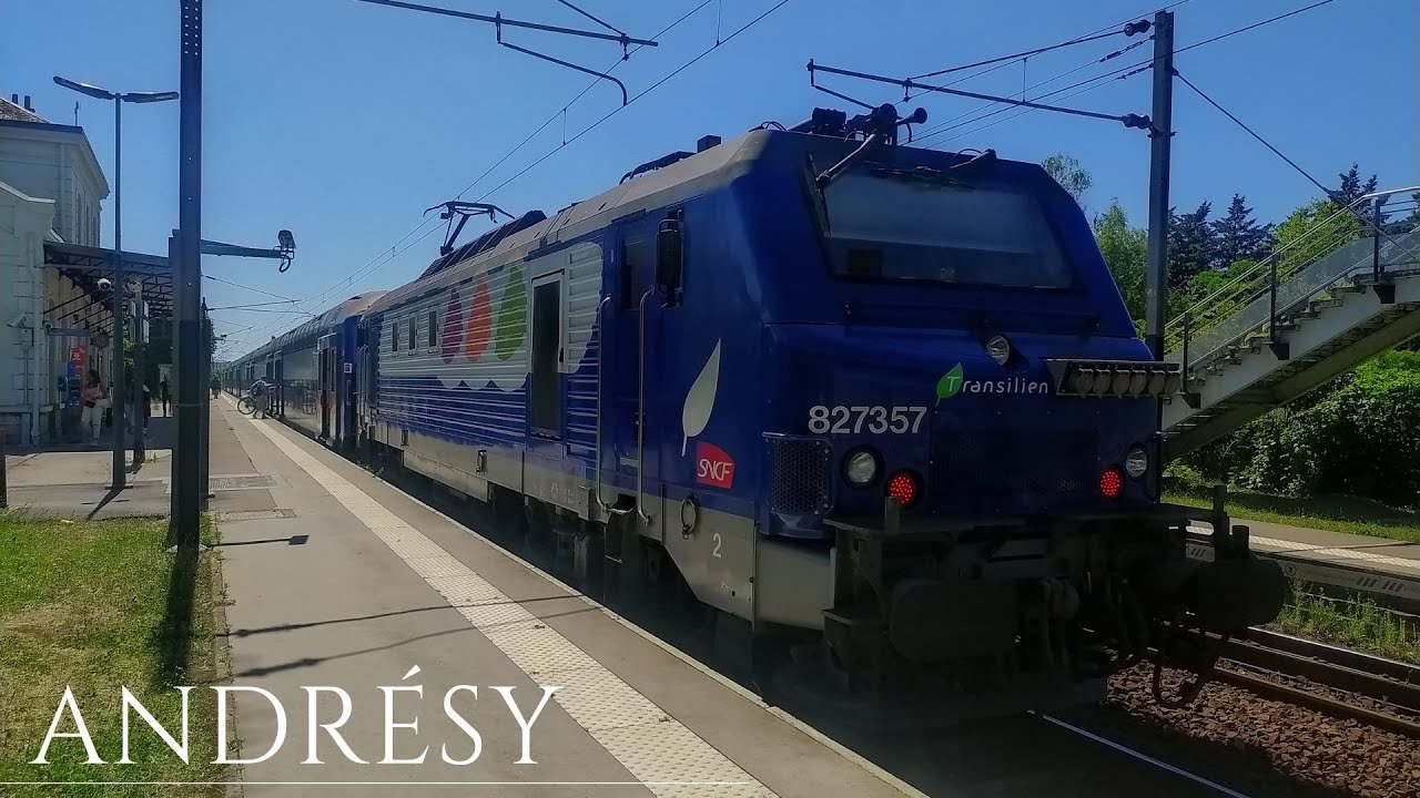 Transilien, FRET et TER détournés en gare d'Andrésy (78)