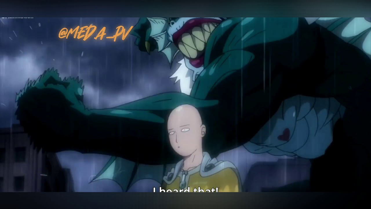 Saitama vs king of sea [one punch man edit] - YouTube
