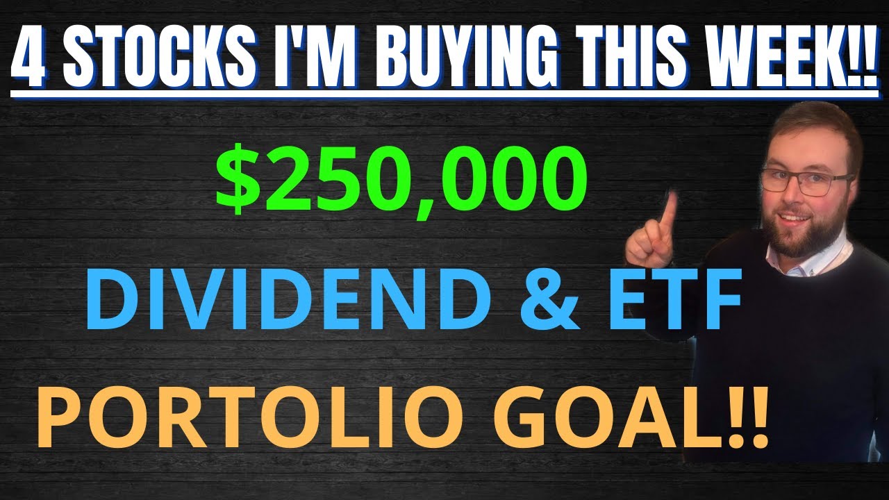 Stocks & ETFs I'm Buying This Week | Trading212 & DeGiro | $250,000 Dividend Portfolio Goal!!