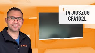 Caratec Tv Pullout Cfa102l The Tv Holder For Motorhomes And Cdanervans New Version Of The Cfa1