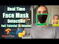 Real Time Face Mask Detection with Tensorflow and Python | Custom Object Detection w/ MobileNet SSD