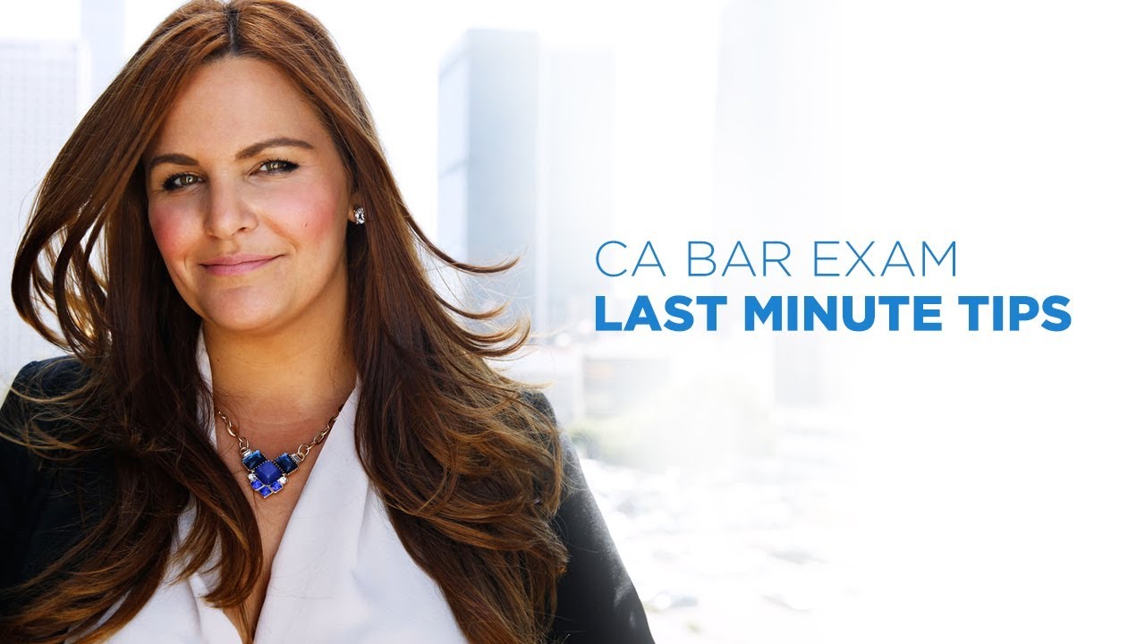 Must Watch - Last Minute Bar Exam Taking Tips - YouTube