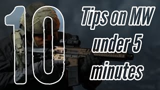Modern Warfare - 10 Tips In Under 5 Min For Beginners