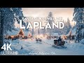 Winter Lapland, Finland 4K UHD ❄ Santa Claus Village ❄ Scenic Relaxation Film with Calming Music