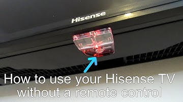 How to Use Hisense TV Without Remote Control #hisense
