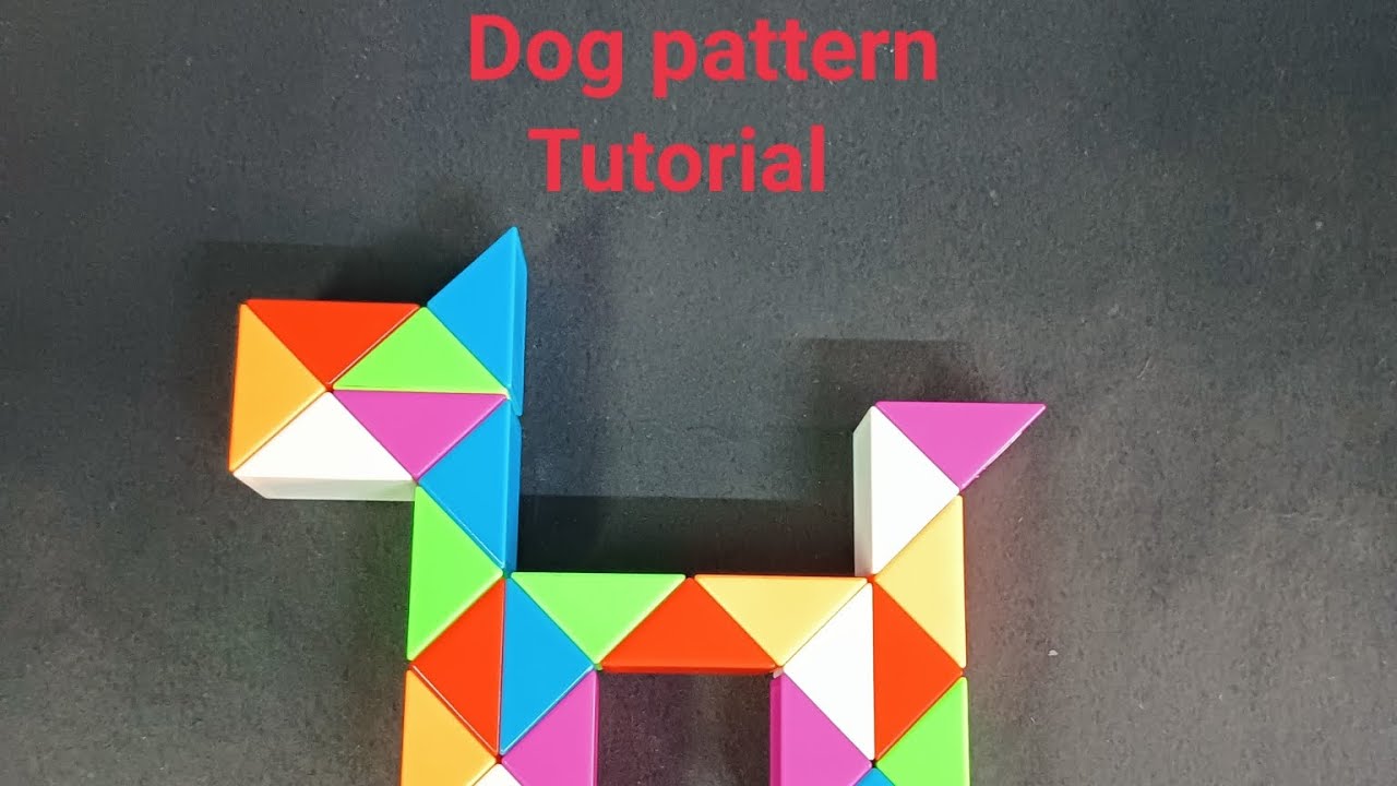 Cubelelo Snake Cube "Dog Pattern"...
