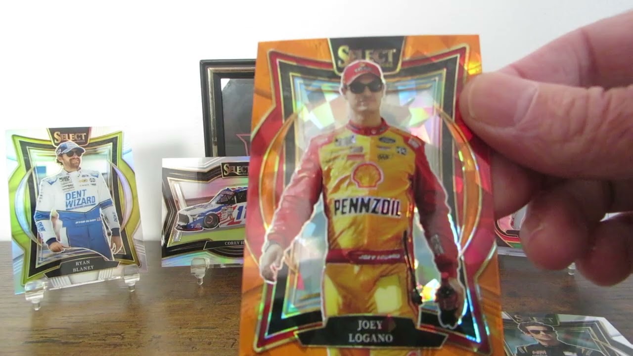 Ripping 2025 Select Nascar Racing Mega Box Auto Mem Numbered Cards.