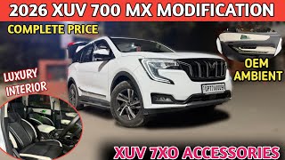2026 Mahindra Xuv 700 Mx Modified With Price ✅ xuv700 modification ✅ 2026 Xuv 7XO Modification