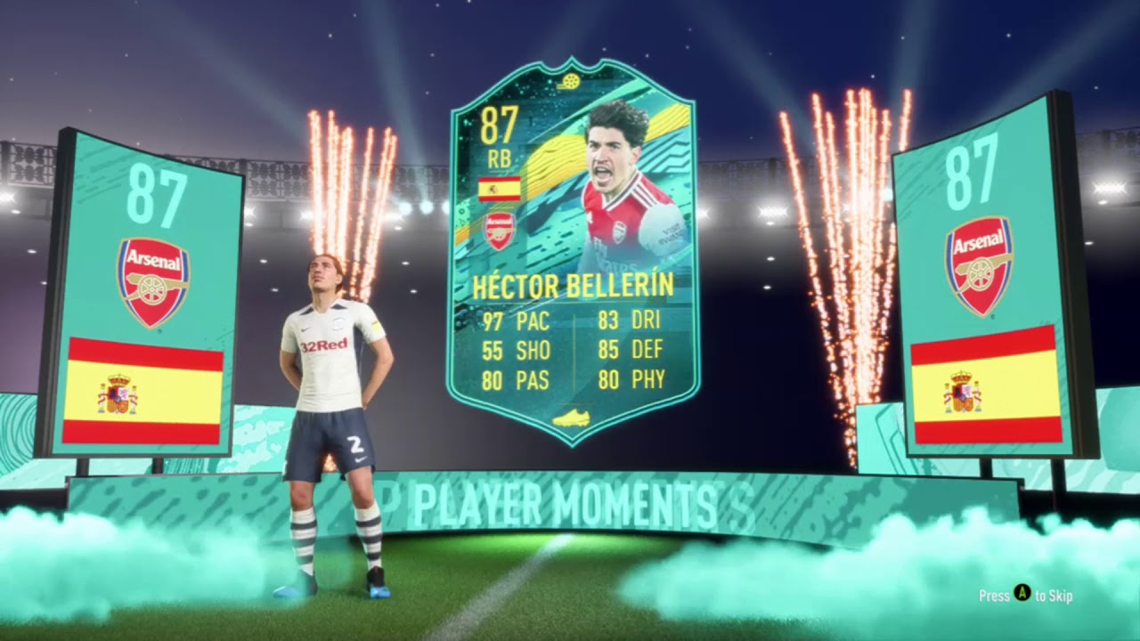 HECTOR BELLERIN PLAYER MOMENTS SBC