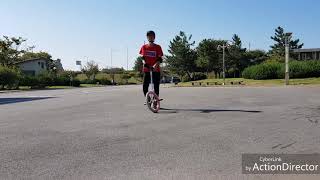Unicycle freewheel .Korea. 20181003