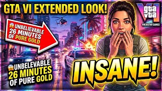 🔥 GTA 6 EXTENDED LOOK IS INSANE! 26 Minutes of Pure Gold 🤯