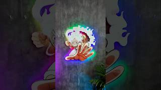 Creación Luffy Gear 5 con resina epoxi y led neon