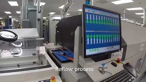 Panasonic chip mounter pick and place machine operation demonstration