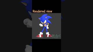 1st Sonic the Hedgehog 3D Animation Testing!