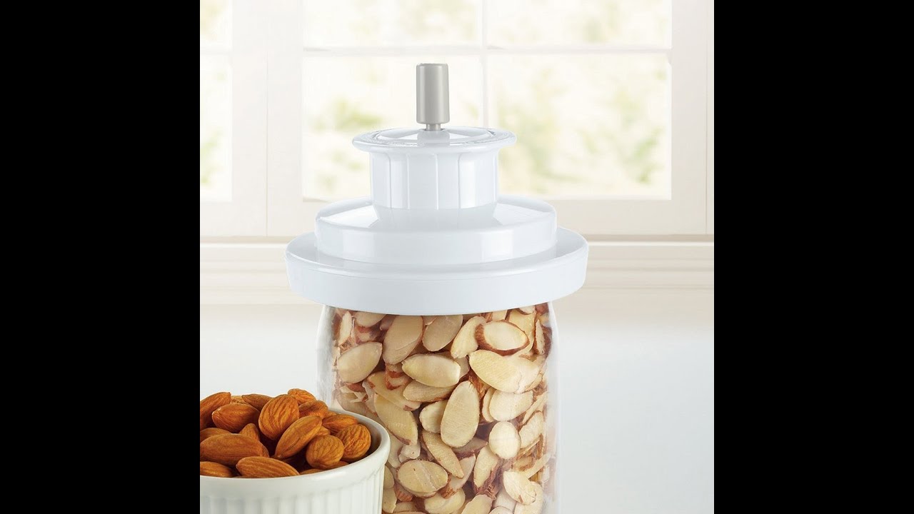 Review FoodSaver WideMouth Jar Sealer YouTube