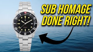 namokiMODS NMK05 Vintage Sub Automatic Dive Watch Homage - An Homage Done Right