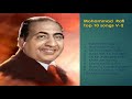 Top 10 Songs of Mohammad Rafi I Vol II I Mohammad Rafi Hits I मुहम्मद रफ़ी हिट