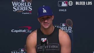 Dodgers Postseason: Jack Flaherty discusses getting Game 1 start of World Series and more