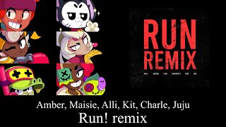 브롤러들이 부르는 힙합 / 앰버, 메이지, 알리, 키트, 찰리, 주주 - Run! Remix