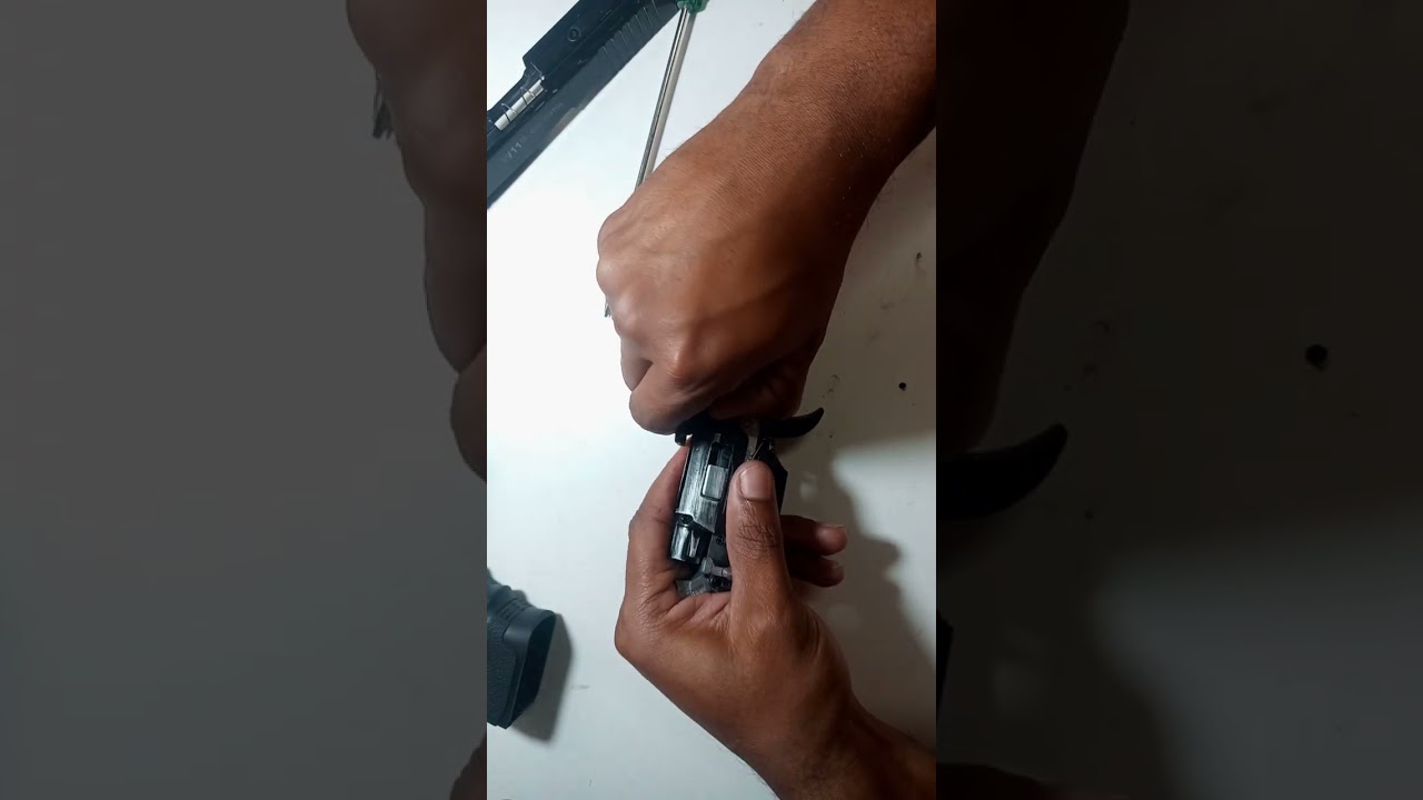 Review e Desmontagem da pistola co2 W119