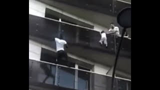 Hero  Climbing Paris Building To Save A Child  From Falling - A Real Life Spider-Man