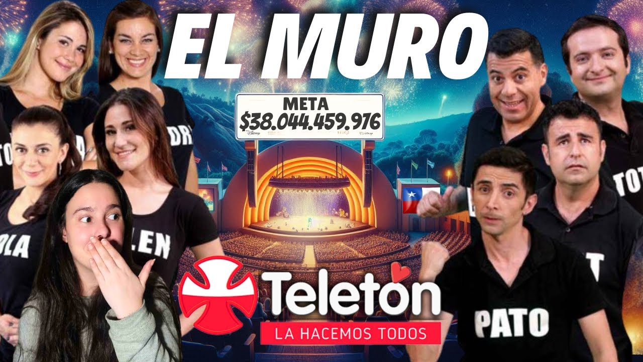 ESPAÑOLA reacciona a EL MURO de Morandé con Compañía ¡Revoluciona la TELETÓN chile 2024!
