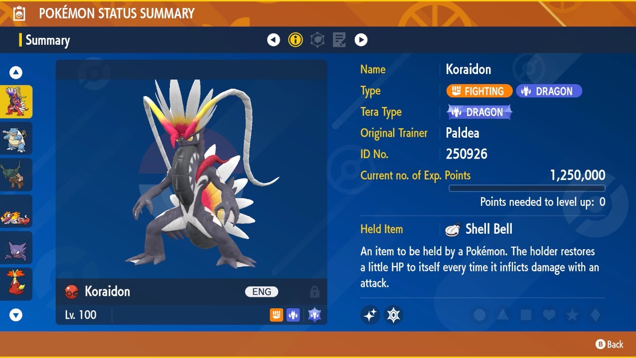 Koraidon (Any NPCs) - Solo #1 - 7 Star Roaring Moon Raid - Pokemon Scarlet