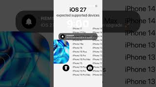 iOS 27 Is Coming 🚨 Check If Your iPhone Made the List!