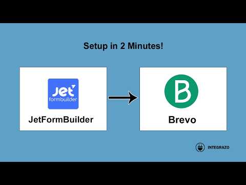 JetFormBuilder to Brevo Integration in WordPress (Free Plugin) | Integrazo Automator