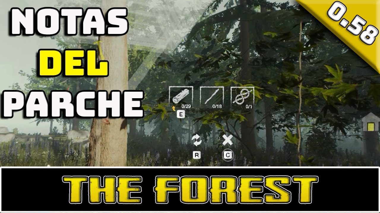 The Forest 0.58 | Notas del Parche Español | Reformado el sistema de Sigilo, Iconos y más juegos panamericanos 2019 en vivo