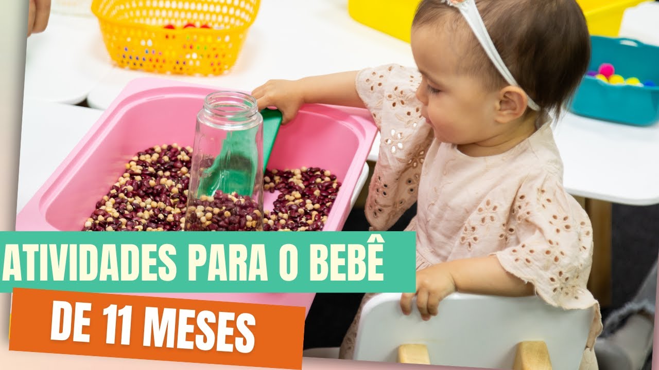 ATIVIDADES PARA ESTIMULAR O DESENVOLVIMENTO DO BEBÊ DE 11 MESES - YouTube