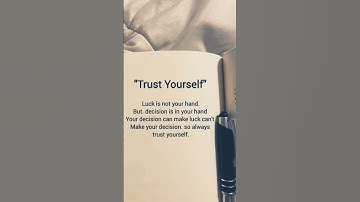 Thumbnail of TRUST YOURSELF||#motivation #quotes #shorts #life #english_quotes