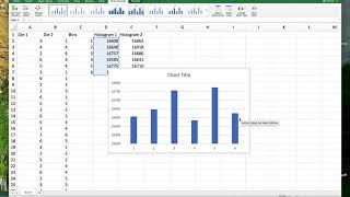 Simulated Roll of two dice and summing the result. Plot the histogram for 100,000 rolls each die.