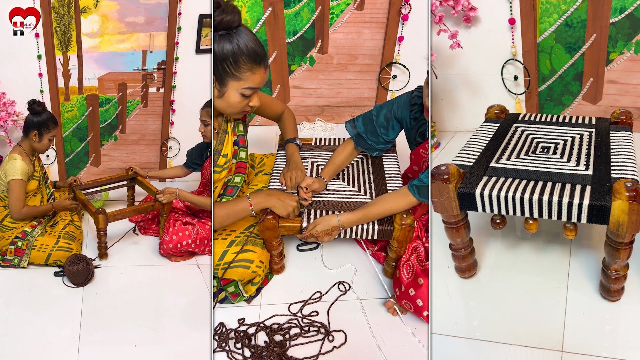 Khatli work - Rajwadi Khatli - DIY #rajwadikhatli #khatliwork #diy