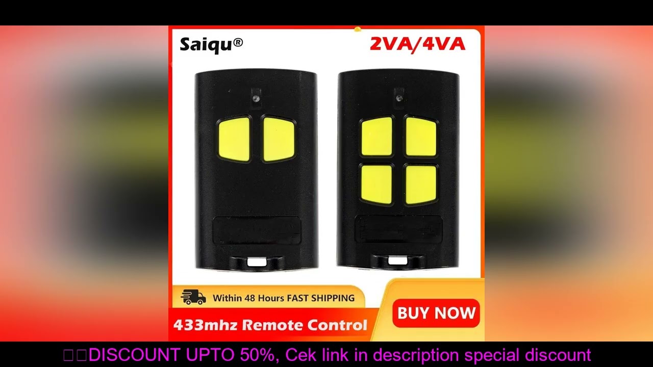 Garage Gate Remote Control 433 mhz Remote Control Compatible TO GO VA 2VA 4VA Rolling Code Garage Do
