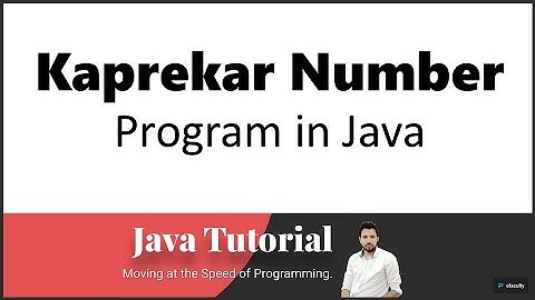 Capricorn or Kaprekar Number Program in Java
