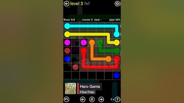 #FlowFree Regular Pack 7x7 level 3