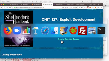 CNIT 127 - Ch 2: Stack overflows on Linux