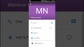 How to delete contact to your friends from imo free video calls & chat on android phone Faria Anjum screenshot 5