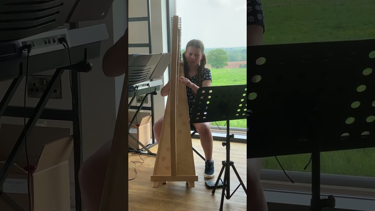 Telyn Dadcu by Rhys Watkins played by Seren F from Cambrian Harp School