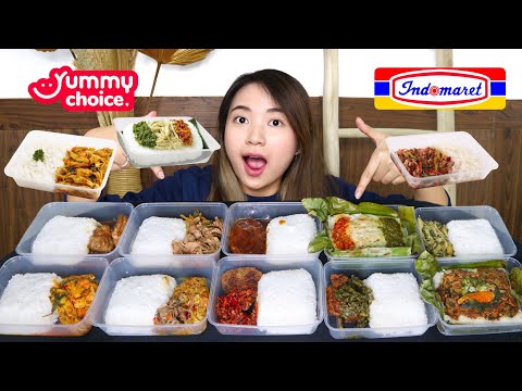 MUKBANG MAKANAN YUMMY CHOICE INDOMARET!! || GIVEAWAY TOTAL 2.000.000