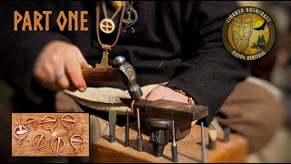 Famous Cold Forging Viking Jewelry  in the Forest   Part 1 Profile