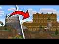 I transformed a village in survival minecraft