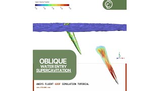 ANSYS Fluent 6DOF: Oblique Water Entry &amp; Supercavitation CFD Simulation