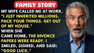 My Wife Called to Kick Me Out the Day She Inherited Millions — She Came Home and I Said Good Luck