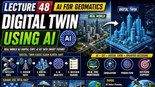Lecture 48 | Digital Twin Using AI | Geomatics Engineering | Smart Cities | GIS | Remote Sensing 