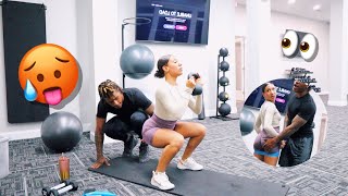 WORKING OUT WHILE WEARING FAMOUS BUTT-LIFTING LEGGINGS!! *TO SEE HOW MY BOYFRIEND REACTS*