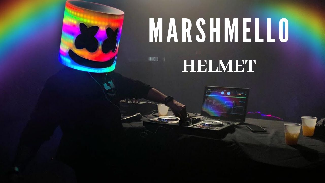 Marshmello helmet,casco de Marshmello, paso a paso